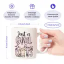 Alphynix 1 Mug blanc 33cl avec "Juste une FILLE qui aime les CHATS" citation & lettres en silhouette de chat rose, cadeau de Noël ou Thanksgiving mignon pour femmes folles de chats,Le cadeau de la saint-valentin, cadeau d’anniversaire image 7