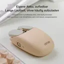 Lofree Wavy Chips Bluetooth-Maus – dual-mode-Verbindung (Bluetooth / 2,4 GHz), 5-stufig einstellbare DPI, 800 mAh Akku, milchtee, EP115 image 7