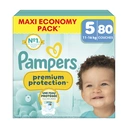 Pampers Premium Protection, Taille 5, 80 couches, Maxi Pack image 0