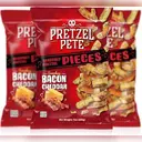 Pretzel Pete Smoky Bacon & Cheddar Seasoned Broken Pieces 160g image 1