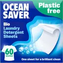 OceanSaver Eco Laundry Detergent Sheets | Bio | Eco-Friendly, Biodegradable & Freshly Scented | Zero-Waste & Removes Tough Stains | Vegan, Plastic & Cruelty-Free | Plant Based Formula (60 Washes) image 0