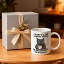 Alphynix 1pc 11oz White Mug with Funny "I Don't Like Morning People or Mornings or People" Quote, Sarcastic Christmas or Thanksgiving Gift image 4