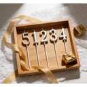 Morrisons Cake Candle Sparkler Number 5 Silver image 2