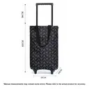 SNSP Chariot à tige de traction léger et portable - Pliable - Noir image 2