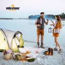 Milestone Camping Guy Ropes Hi-Vis Yellow L:3.8m 4pcs image 5