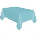 Unique Plastic Table Cover, Teal, 1.37 x 2.74m image 0