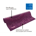 '6MM Print Yoga Mat 24" x 72"   Full pattern，Yoga Pilates Fitness and Floor Workout at Home ， Gym Non-slip image 2