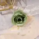 Wei’s Moment 20Pcs Artificial Flowers Roses, Real Touch
 Foam Roses, Fake Flowers Rose for DIY Wedding Bridal Bouquets Baby Shower Table Centerpieces Home Decorations, Cream Green image 2