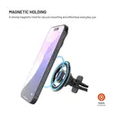 Support Magnétique Voiture | Fixation sur Prise d’Air | Noir (MagMount) image 2