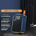 EAFC Wireless Charging Inflatable Pump Portable Small Air Compressor Digital Display Multifunction Pump Air Combination for Car Motorcycle Tire  image 2