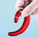 Écouteurs intra-auriculaires VoxorAI C6 rouges à un seul crochet d'oreille, Bluetooth, à conduction osseuse, pour le sport, modèle populaire image 5