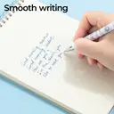 M&G So Many Cats Gel Pens, 6 Pack Blue Ink Gel Pens, Medium Point 0.7 mm, Cute Cat Design, Quick Dry, Smooth Writing Gel Ink Pens with Cap for Office and School image 2