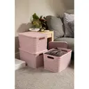 Strata Large Urban Store Basket with Lid - 24L-Blush Pink image 4