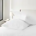 Bedsure Parure de lit 100 % polyester blanc - 1 housse 200 x 200 cm et 2 taies 80 x 80 cm image 3