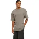 Urban Classics T-shirt ribbed délavé gris acier L image 1