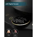 Cocinare FLOW M9 Bouilloire électrique à col de cygne avec contrôle précis de la température et chauffage rapide, 1500 W, Goya Black - 0,9 L image 5