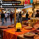 Ramadan Lantern Ornament - Black image 3