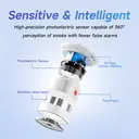 HEIMAN Mini Smoke Detector with 10 Year Battery Life, 85 dB Alarm, TÜV and EN14604 Certified Smoke Alarm Fire Alarm with Fire Alarm and Photoelectric Sensor (3)  image 7