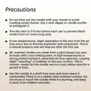 Zooly Bougie parfumée Amber Time - Noix de coco tropicale et citron vert (Vert), 100 g, 1 pièce image 6