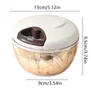 Huacan vegetable slicer, garlic puree mixer, small garlic pestle, chili cutting tool image 4