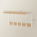 SONGMICSHOME Crochets porte-manteau - Lot de 4 image 7