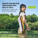 ochama x J.ZAO Hamac de Jardin 2 Personnes Arc-en-Ciel 200x150cm, Hamac Suspendu avec Barres de Bois, Toile en Coton Respirante, Charge 150kg, pour Camping, Terrasse et Balcon, Inclus 2 Sangles et Sac de Transport image 6