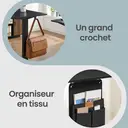 Ochama x SONGMICS Bureau Réglable en Hauteur, 160 x 70 cm, Fonction Mémoire, Port USB-C, Noir image 5