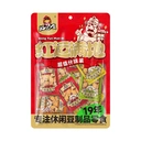 Hao Ba Shi Tofu séché - saveurs mala (épicée et picotante), barbecue, cinq épices et piments marinés - Assortiment économique Red Fortune - 400 g image 0