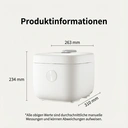 ochama 4L Reiskocher, Intelligenter Multifunktionskocher, Schnelles Kochen für 3-4 Personen, Haushaltsreiskocher, Antihaftbeschichteter Kugelförmiger Verdickter Innentopf, Für das Kochen von Brei, Suppe, Kuchen, Holzofenreis image 8