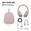Sony WH1000XM5 Wireless Over-Ear Noise Cancelling Headphones - Smoky Pink image 9