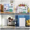 CHiQ JKR120DWE 126L 55cm White Larder Fridge – Freestanding Under Counter Fridge, E Rated image 2