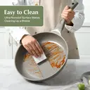 Redchef Starlight Series 24cm Ceramic Frying Pan, Grey Exterior & Interior image 5