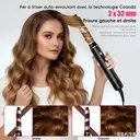 Nicebay Sèche-cheveux à brosse sans balais 110 000 tr/min, 5 fonctions multi-styler pour séchage rapide, bouclage, volume et lissage, brosse soufflante à haute vitesse pour tous les types de cheveux image 3