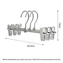 SNSP Trouser Drying Rack, Holder, Clip  Drying Rack Stainless Steel Trouser Clip Trouser Hangin 10pcs Pants Clips image 1