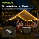 Vivreal COB LED-Streifen 1,99 m, 3000K warmweiß, dimmbar, flexible LED-Tape mit Netzteil und RF-Fernbedienung, hoher CRI 92, Neujahrsofferte, Top-Geschenkideen image 6