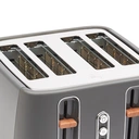 Haden Dorchester 4 Slice Toaster, Digital Browning Control, Grey Coated Stainless Steel - 201317 image 7