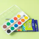 M&G So Many Cats Watercolor Paint Set, 12 Colors Watercolor Kit with Water Brush Pen, Watercolor Paints for Kids and Adults, Art Supplies for Painting and Beginners image 1