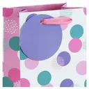 Pink Polka Dot Bottle Bag 12.7 (W) x 35.5 (L) x 9cm (D) image 1