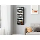 Senhoglb Porte-documents mural format A4 à 10 compartiments, Noir, Offre annuelle, Idées cadeaux image 4