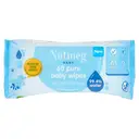 Nutmeg Extra Sensitive Wipes 60 Pack image 1
