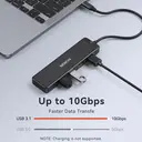 Mokin Hub USB C vers 4 x USB  3.1 - Noir image 2