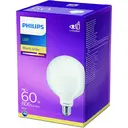 Philips Light Bulb LED Globe Frosted Screw E27 Warm White 60W Non-Dimmable image 3