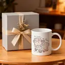 Alphynix 1pc The Lord Is My Shepherd Mug, 11oz Christian Inspirational Coffee Cup with Cute Sheep and Psalm 23:1, Uplifting Gift for Believers image 4