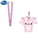 1pc Disney Angle Plush Lanyard Pouch Officially Licensed Cute Soft Plush Themed Movies Anime Peripheral Hanging Phone Storage Bag Gift image 3
