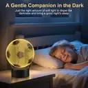 Vivreal 3D LED Illusion Football Night Light with Remote 16 Color with Acrylic Flat & ABS Base & USB Charger, New Year Sale , Top gift picks image 5