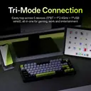 Rapoo V700DIY claviers mécaniques tri-mode 75 %, disposition QWERTY US, Gasket Mount-BG image 7