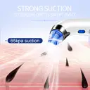 Blackhead Remover Vacuum, Electric Pore Cleaner with 5 Adjustable Suction Power, USB Rechargeable Acne Comedone Extractor Tool with 4 Replaceable Probes and LED Display for Men & Women image 2