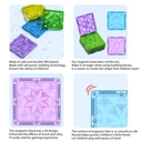 XINQIYUAN Qiyuan Jouet Éducatif Blocs de Construction Diamant Magnétiques 7.5cm 78pièces [Mélange aléatoire – Couleurs issues uniquement de la photo principale] image 5