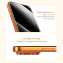 HOCO iPhone 17 AirXiongdun Series Full-Screen Privacy Tempered Glass (A888 Plus) image 2