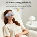 Breo EM005 oog- en hoofdmassageapparaat met warmte, ideaal voor migraine, hoofdpijn en droge ogen, oplaadbare, draagbare oogmassage voor ontspanning en slaap met muziek image 3